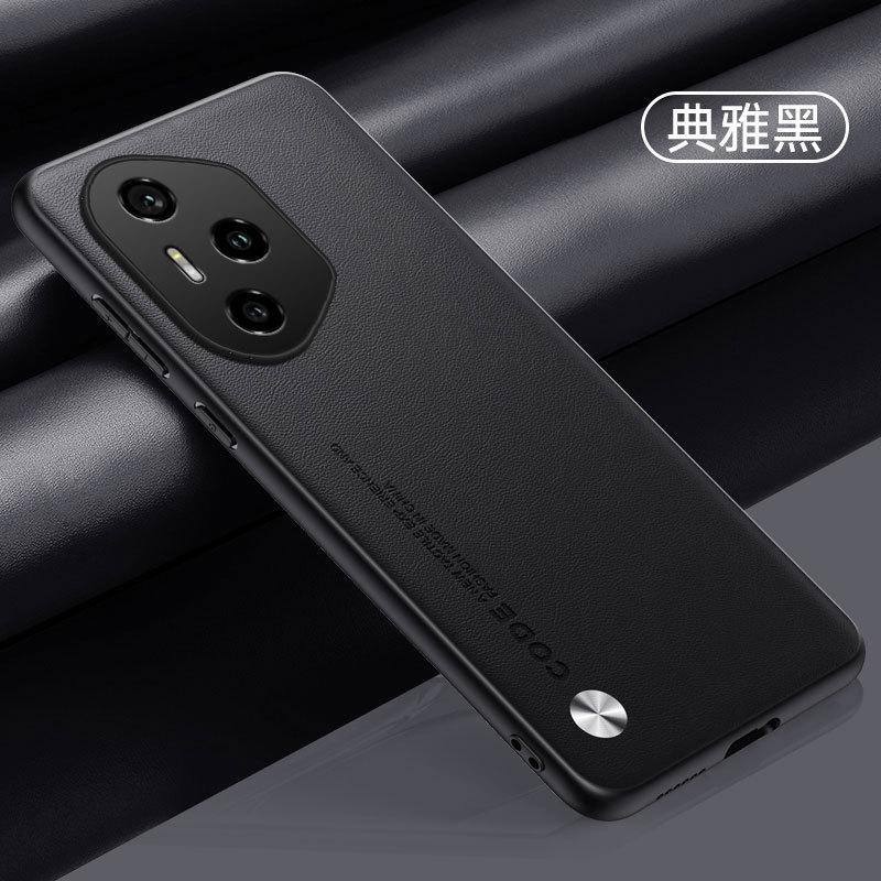 Подходит для чехла мобильного телефона Huawei Honor 400Pro, Honor 300Pro, простой кожаный, Honor 200, матовый противоударный защитный чехол