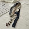 Multicolour Knitted Scarf Comfortable Long Narrow Scarves Y2K Narrow Strip Scarf