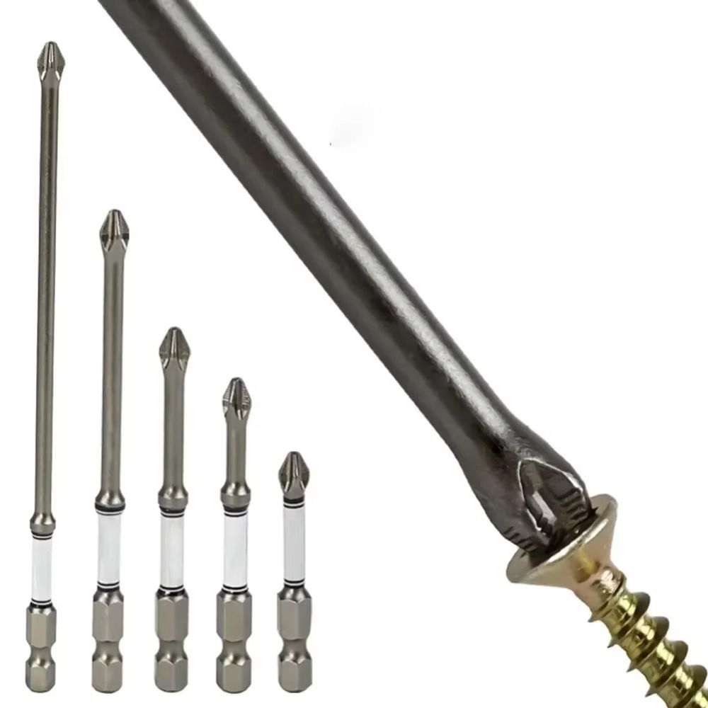 Impact Resistant Driver Bit Wear-resistant Screwdriver Batch Head Portable Phillips Bit