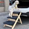 Wooden Pet Steps and Ramp Combo Outdoor Steps Dog Stairs Foldable Cat Climbing Ladder Non-slip Pet Dog Steps Stair Pet Toys