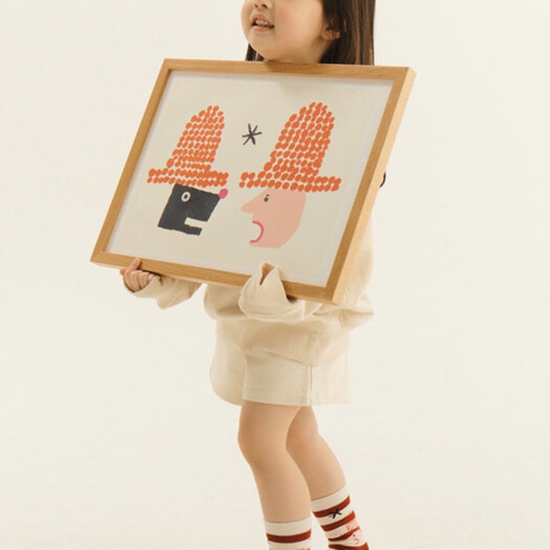 PINZLE [PINZLE X IHM] Семейные носки - Ежедневное обсуждение (красный)