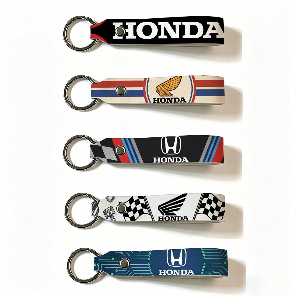 ДЛЯ HONDA RACING RIDE Брелок из ПУ-кожи Минималистичный Держатель для ключей Прочный Органайзер для ключей Аксессуары для сумки с ключами от машины Подарок LK6
