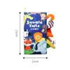 Animals Tail Kids Cloth Book Sound Paper Baby Early Learning Toy  Learning Cognize