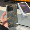Прозрачный квадратный чехол-накладка для защиты iPhone 15 Plus 12 16 ProMax 13 11 14 Pro Max, защита от окисления, чехол с рисунком рыболовной лески