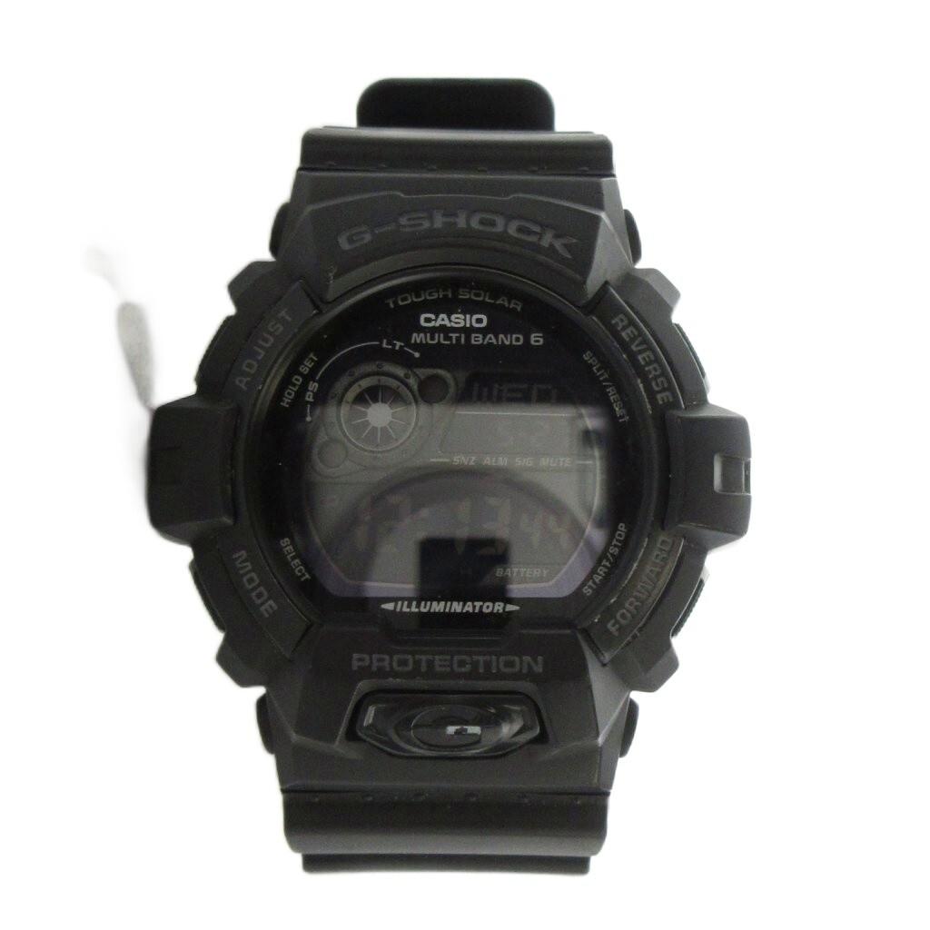 Casio Солнечные Цифровые Часы G-SHOCK GW-8900A, Питание от Солнца, Логотип, Дисплей, Календарь, Черные, Мужские GY18 /MQ