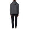 STONE ISLAND Однотонный худи с принтом логотипа, с длинным рукавом, мужской свитшот, серый 811560820-V0M67