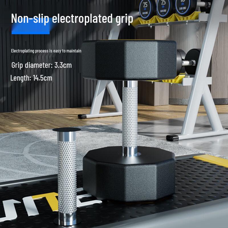 Steel Dumbbell Set with Storage Rack