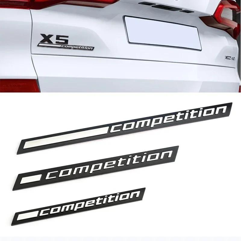 3D ABS черный логотип для соревнований задний багажник эмблема значок наклейки наклейки для M1 M3 M4 M5 M6 X1M X3M X4M X5M X6M