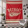 Настенный гобелен Detroit Red Wings Домашний декор Настенное полотно для спальни гостиной Фон