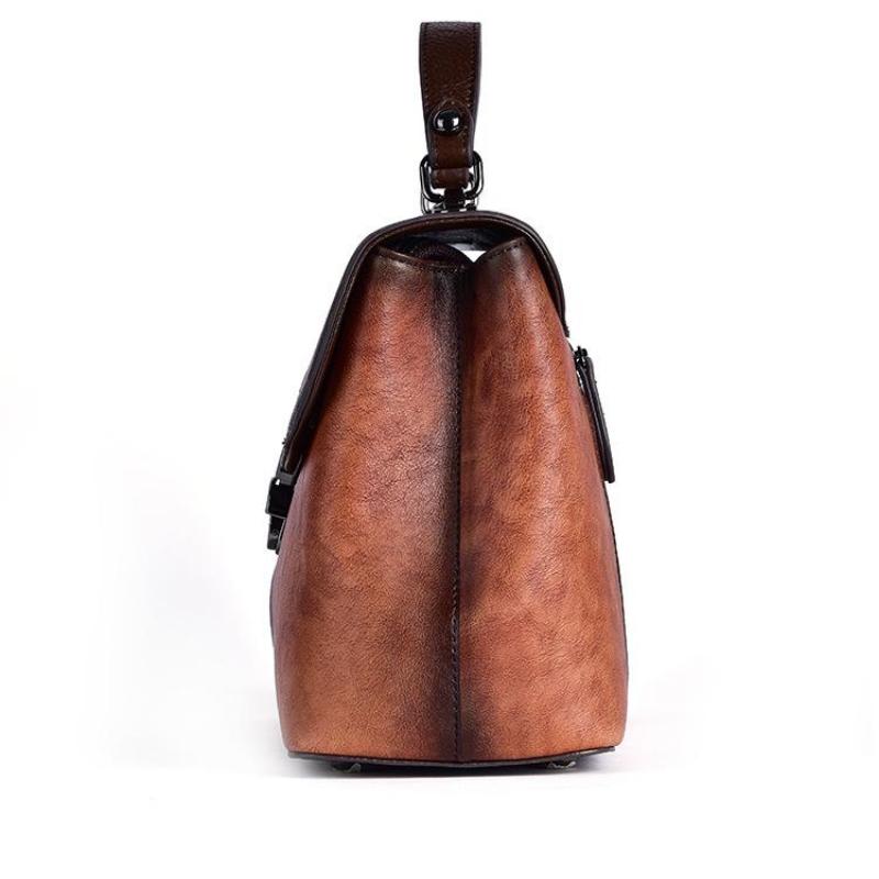 Johnature Женская сумка из натуральной кожи в стиле ретро, ​​роскошная сумка для отдыха, сумки на плечо и через плечо из воловьей кожи