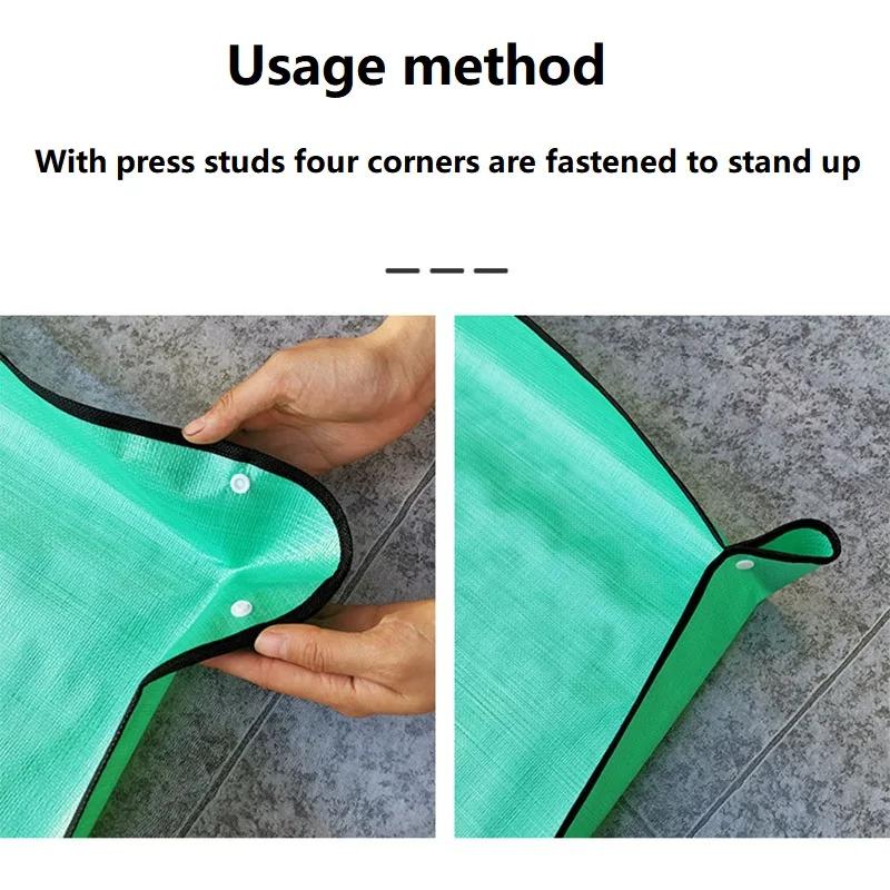 Foldable Gardening Potting Mat Waterproof PE Planting Pad for Succulent Transplanting Repotting Mat
