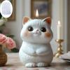 1 шт. Милая форма для кошки из силикона для свечей для ароматерапии, выпечки, муссового торта и печенья, декоративные гипсовые украшения