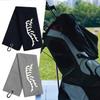 NEW 1pc Tiger Embroidered Golf Towel, Microfiber, Waffle Texture, Soft Material, with Carabiner, for Golf Bags and Accessories