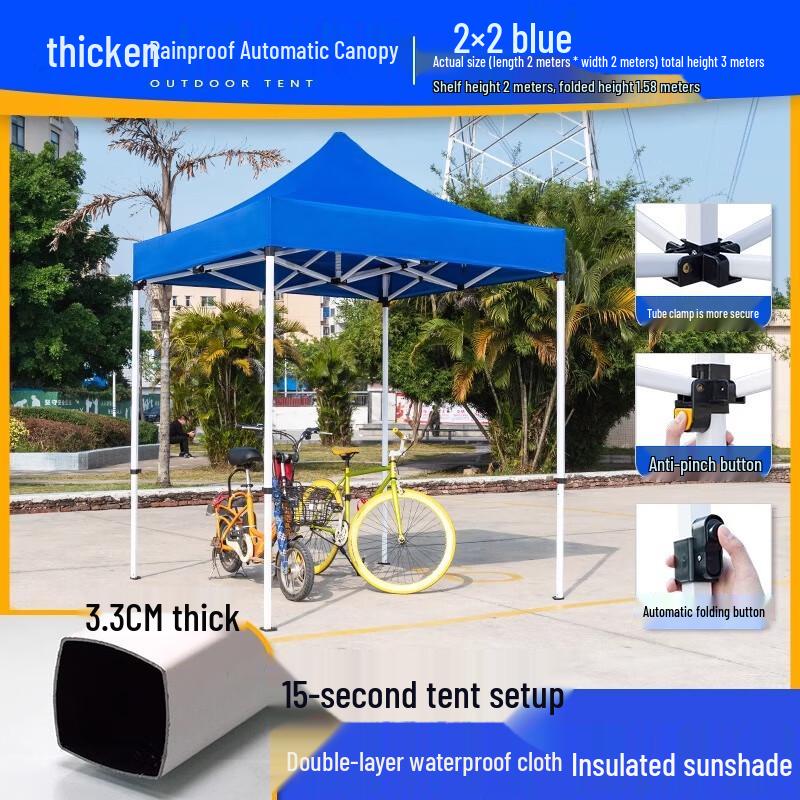 Heavy-Duty Folding Outdoor Pop-Up Canopy