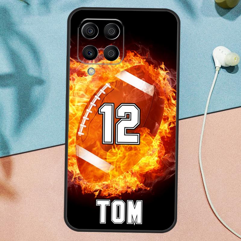 PERSONALIZED NUMBER NAME Hockey Case For Samsung Galaxy M14 M34 M54 M13 M23 M33 M53 M21 M51 M30s M31s M12 M32 M52 M20 Cover