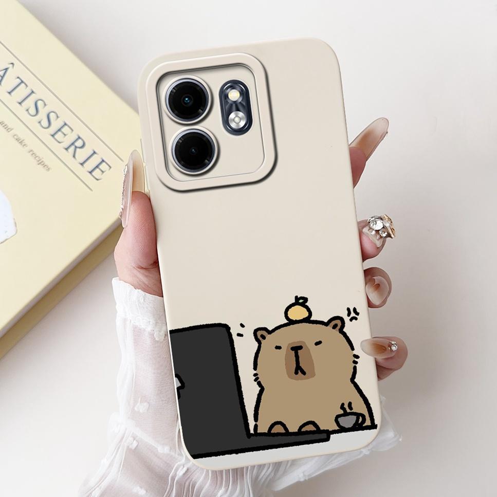 2024 Для Infinix Hot 50i Чехол HoT50i Ударопрочный Черный Силиконовый Мягкий Чехол для Телефона Для Infinix Hot 50i 50 i X6531 Задняя Крышка Fundas