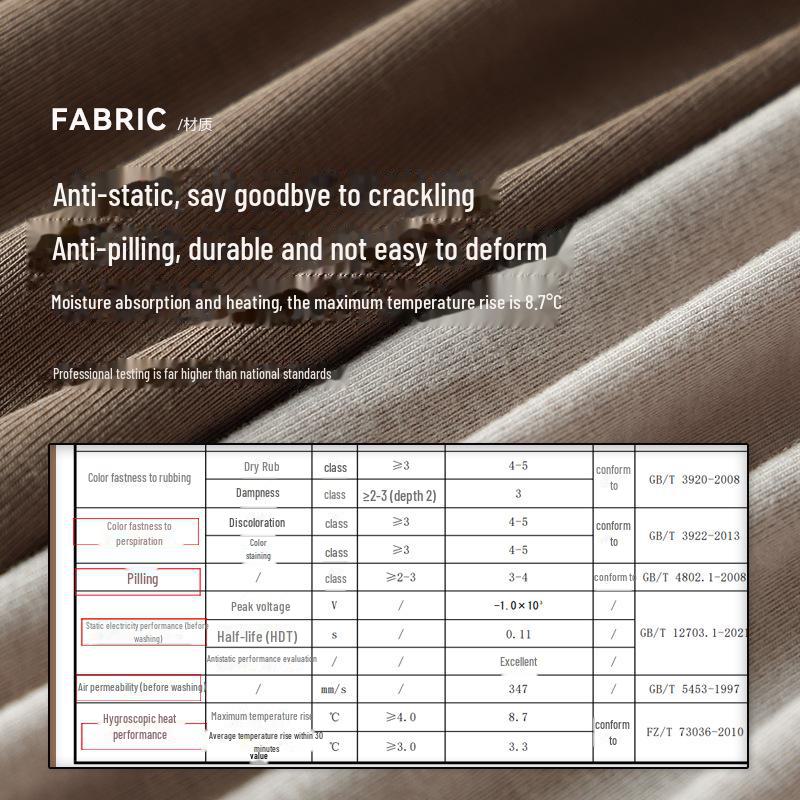 Women's Wool Square Collar Long Sleeve Thermal Shirt with Chest Pad