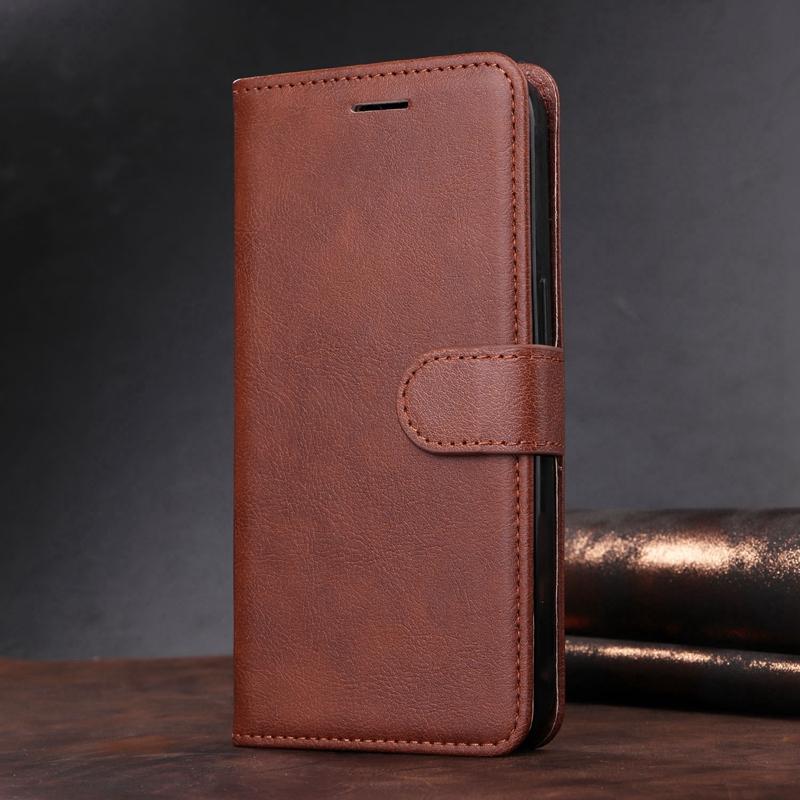 Сплошной цветной чехол-кошелек с держателем для карт для iPhone Huawei Honor Samsung Galaxy Xiaomi Redmi Флип-кобура из искусственной кожи