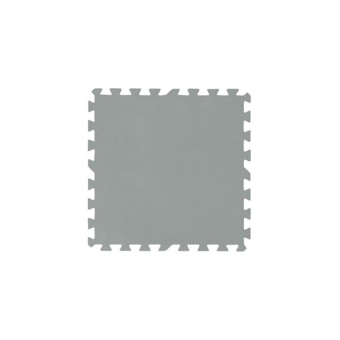 BESTWAY Bestway Lot de 9 tapis de sol pour piscine - 50 x 50 cm - gris