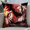 J-Jujutsu Kaisen Рёмен Сукуна Наволочка Короткий Плюш Чехлы для Подушек Декор Дивана Подарок Дом Двусторонний Принт Чехол для Подушки