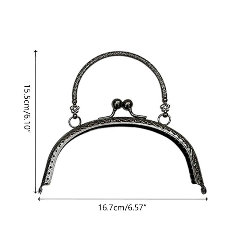 Рамка для кошелька Сделай сам Ремесло Полукруглый Замок-защелка Clasp Coin Bag Полукруглая Арочная Форма Рамка для клатча Сумка для кошелька Изготовление кошельков