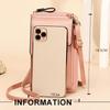 Women's Bag Creative Fashion Single Shoulder Bag Crossbody Bag Large Capacity Women's Long Purse Solid Color Mobile Phone Bag