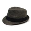 Электронная коммерция Джазовая шляпа Мужская мода Британский цилиндр Ретро шерстяная шляпа Повседневная шляпа для мужчин среднего и пожилого возраста