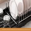 Поддон для сушки большой вместимости, компактная сушилка для посуды, прочный держатель для хранения кухонной утвари для кухни