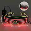 Colorful Luminous Glasses for Music Bar KTV Christmas Valentine's Day Party Decoration LED Goggles Festival Performance Props