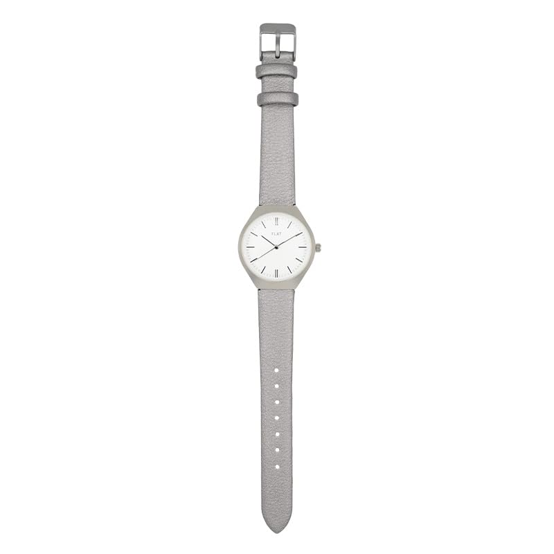[Follow] Watch FLAT Matte Case Watch E01321S-1 DGY Women's Gray