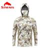 SIMMS Камуфляжный Рыболовный Костюм Мужской Удочка Защита от Солнца Ледяной Шелк Худи с Длинным Рукавом с Защитой для Лица Быстросохнущий Дышащий Тонкий Стиль