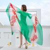Spring/Summer New Women'S Silk Scarf 90 * 90cm Simulated Silk Twill Square Scarf Fashion Printed Large Square Scarf Professional Scarf