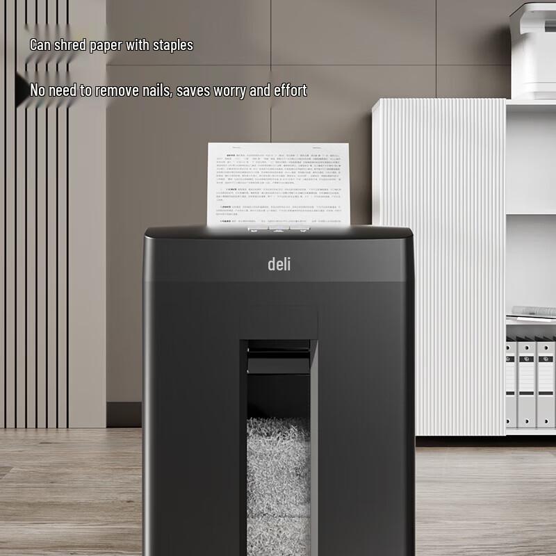 Deli GA311 8-Sheet Cross-Cut Office Shredder CN plug (adapter included)