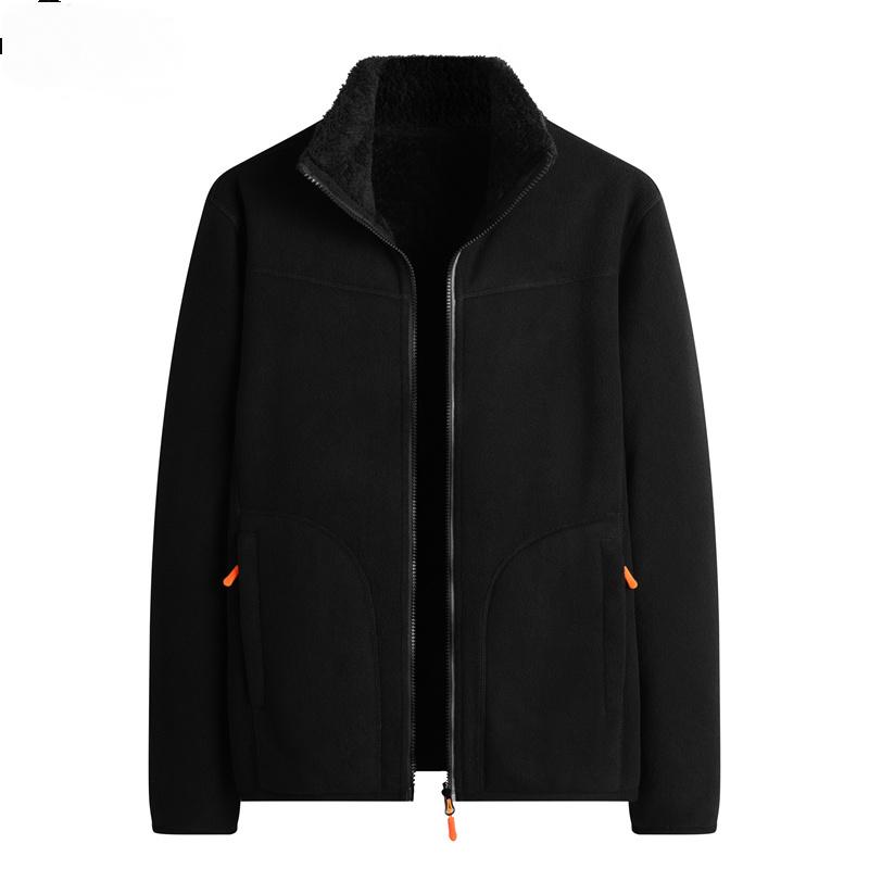 Большие размеры осень-зима женские бархатные и утолщенные теплые пальто на молнии модная свободная повседневная флисовая куртка M-4XL