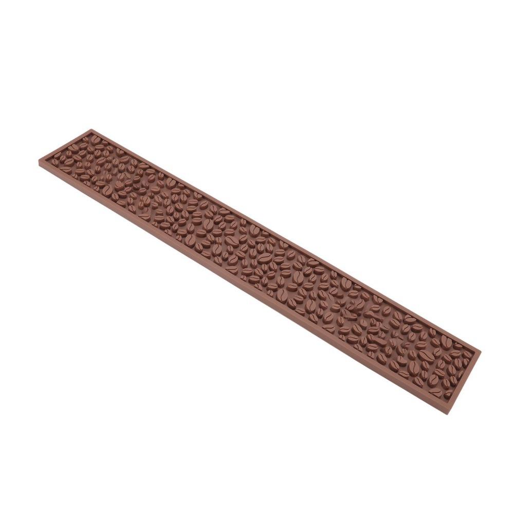 Silicone Material Non Slip Bar Mat PVC Material Bar Draining Mat Coffee Bar Mat Cafe Accessories