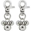 Set Of 2 Bell Pendants For Dog Or Cat Collar (3 Hanging Bells)