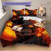 3Pcs Hellish Skull Portrait Bedding Set Soft Fabric Duvet Cover Pillowcases Home Christmas Xmas Halloween Gift 1 Duvet Cover 2 Pillowcase G189