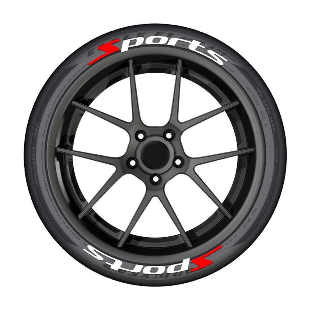 Быстрая установка водонепроницаемых букв на шинах для уникального стиля автомобиля