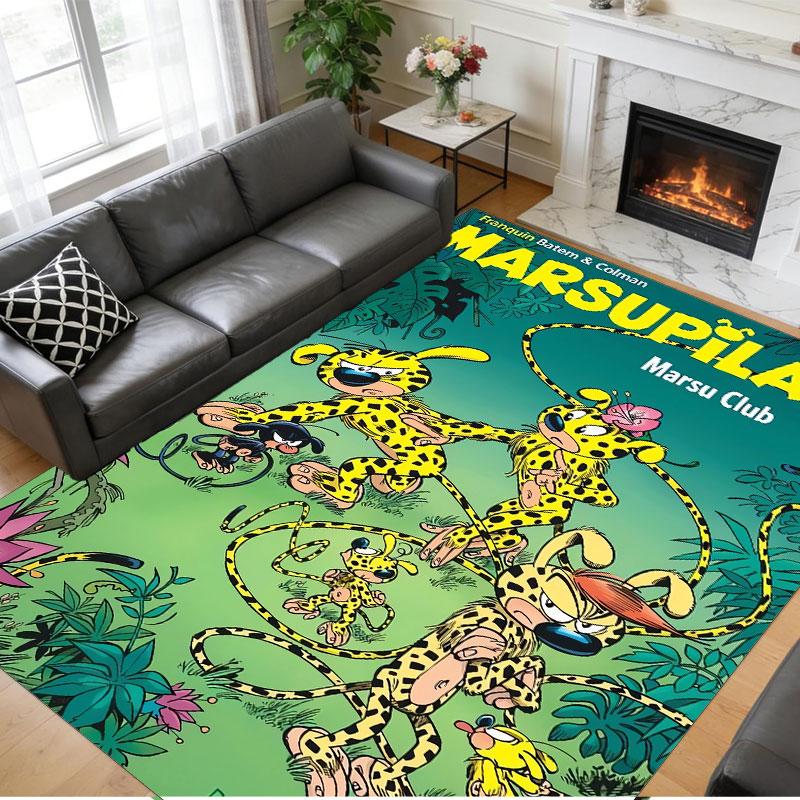Crystal Velvet Rug Soft Non Slip Indoor Floor Mat Home DecorMarsupilami