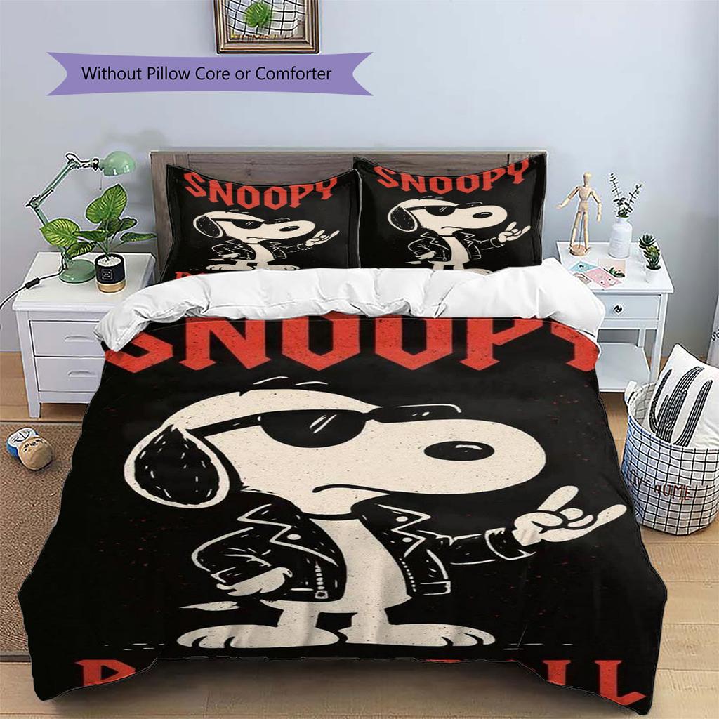 Snoopy Space Adventure Comfortable and Warm Bedding Set The Perfect Choice for Decorating Your Bedroom and Creating A Happy Home