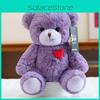 Cartoon Cute Red Heart Teddy Bear Plush Toy Children Companion Toy For Gift