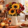 Autumn Theme Faux Daisy Flowers Realistic Appearance Fake Flower Decor  Home Decor