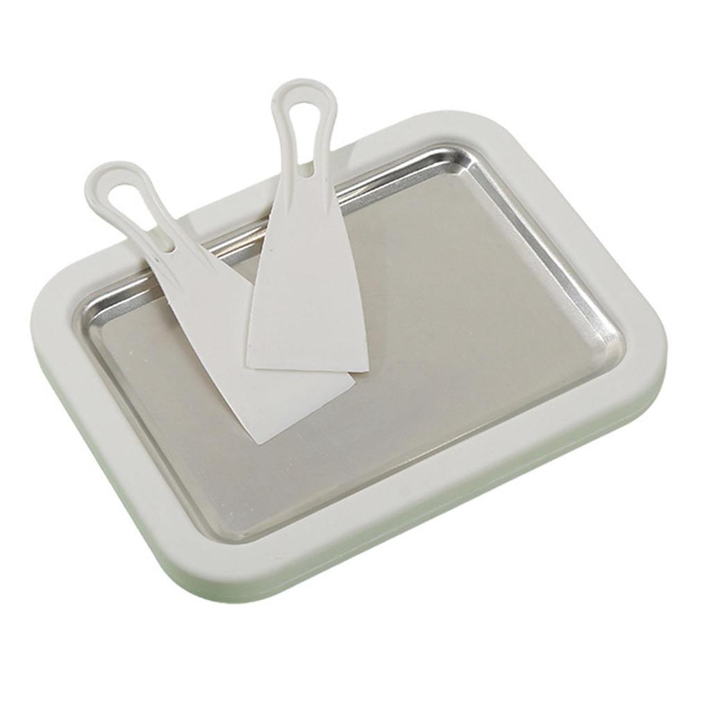 Ролл-мороженица Многофункциональная кухонная утварь Сделай сам Легкая в использовании с 2 лопатками для сорбетов, мягкого мороженого, джелато, замороженного йогурта