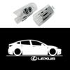 Светодиодная подсветка дверей автомобиля HD Welcome Ghost Shadow для Lexus F SPORT ES RX NX LS UX LM LX GX LC RZ IS CT GS RC HS SC TX LBX IS300 RX3