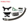 Motorcycle Oil Radiator Cooler Engine Cooling Universal Parts For Honda Monkey Yamaha Kawasaki 50cc-140cc Dirt Pit Bike ATV