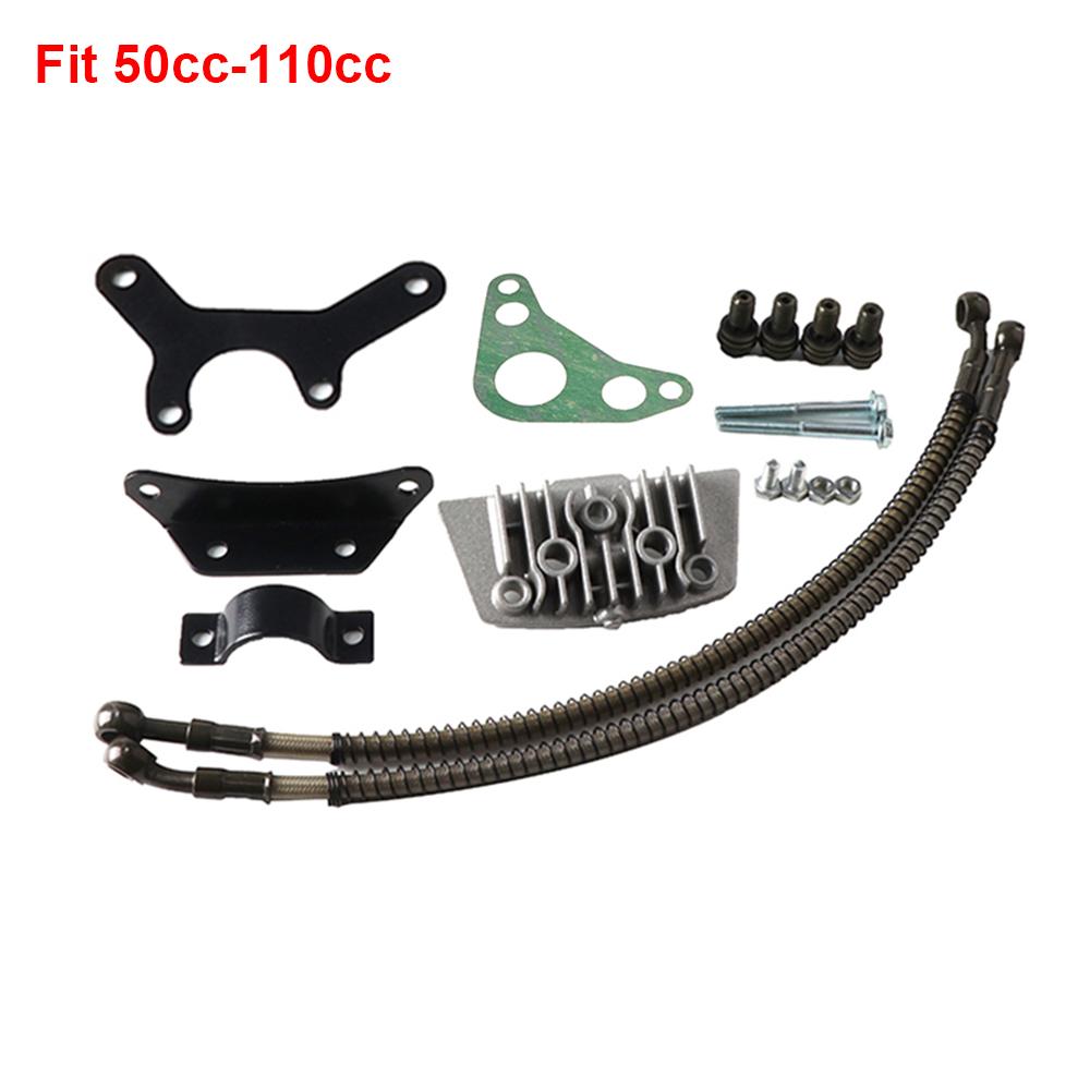 Motorcycle Oil Radiator Cooler Engine Cooling Universal Parts For Honda Monkey Yamaha Kawasaki 50cc-140cc Dirt Pit Bike ATV