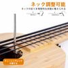 Aklot 30-inch All-bamboo Ukulele Bass with 23:1 Gear Pegs, Built-in Tuner and Preamp, Humidifier, Case, Hex Wrench, and Strap. A Rare and Highly Versa