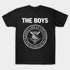 Мужская черная футболка с принтом The Boys Band Tee Термотрансферная печать без выреза Хлопковая футболка
