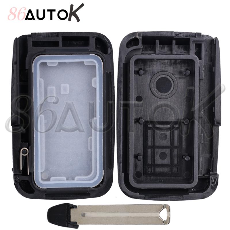 Чехол для автомобильного ключа Smart Key для Toyota Avalon Camry Rav4 2012- Брелок с вставным ключом Чехол для автомобильного ключа Крышка брелока 2/3/4 кнопки