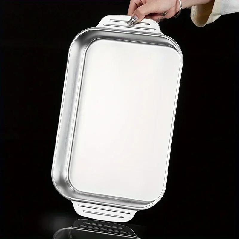 Глубокий противень из нержавеющей стали для жарки Противни с антипригарным покрытием Аксессуары для духовки Инструменты для выпечки Кухонные принадлежности